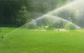 Cesped regando